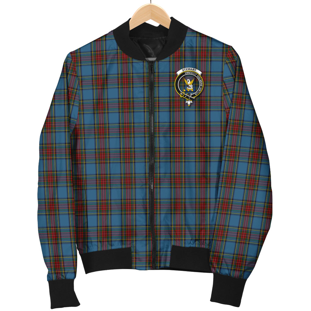 stewart-royal-blue-tartan-bomber-jacket-with-family-crest