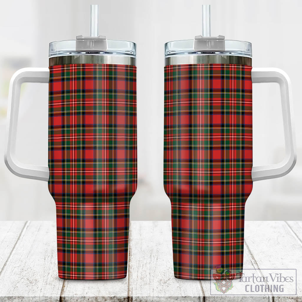 Tartan Vibes Clothing Stewart Royal Modern Tartan Tumbler with Handle