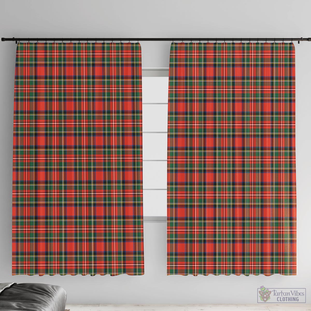 Stewart Royal Modern Tartan Window Curtain