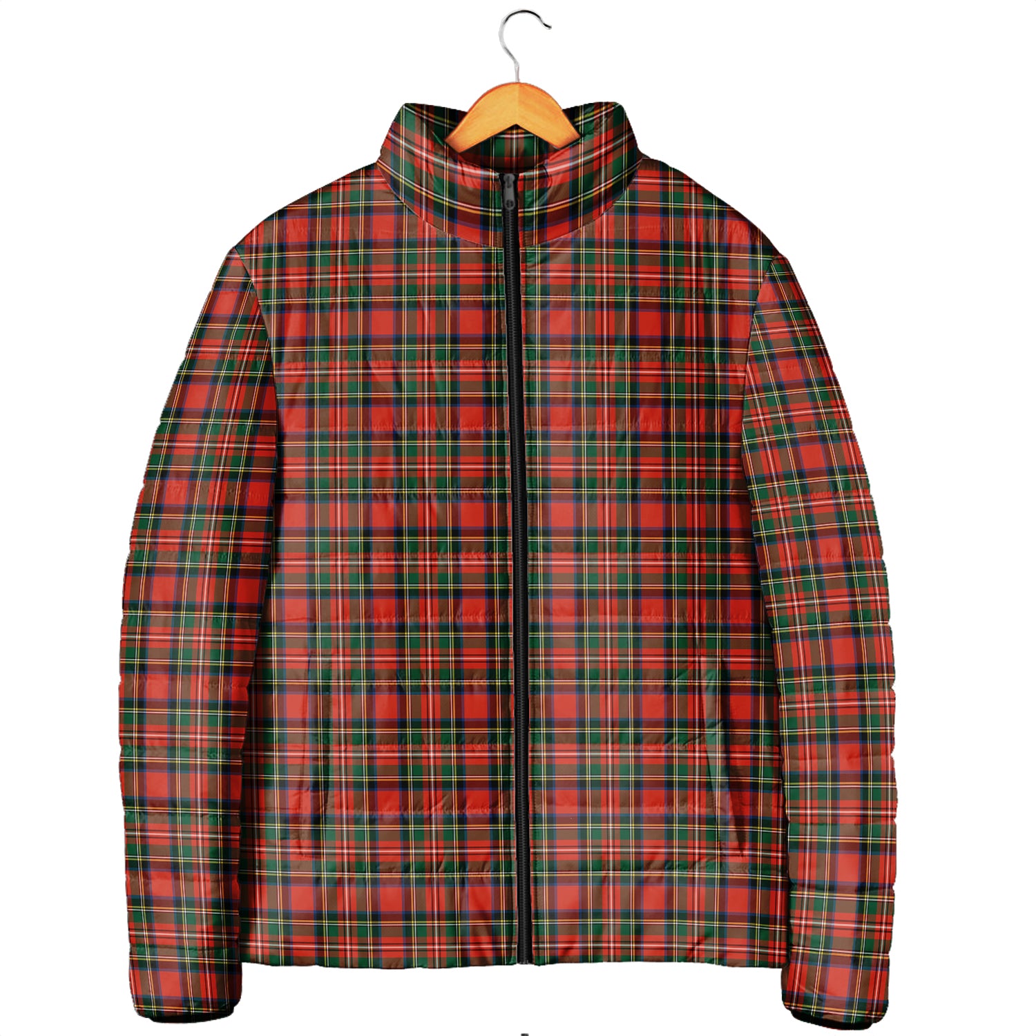 Stewart Royal Modern Tartan Padded Jacket Men's Padded Jacket - Tartan Vibes Clothing