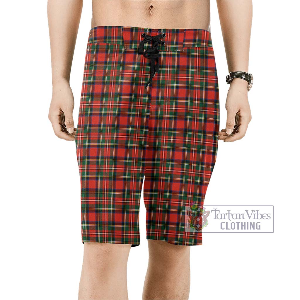 Stewart Royal Modern Tartan Men's Board Shorts Men - Tartan Vibes Clothing