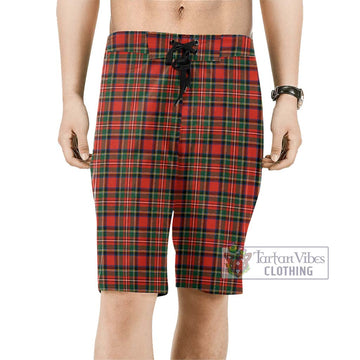 Stewart Royal Modern Tartan Men's Board Shorts