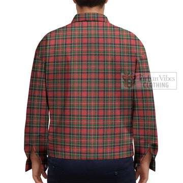 Stewart Royal Modern Tartan Unisex Lapel Cotton Jacket