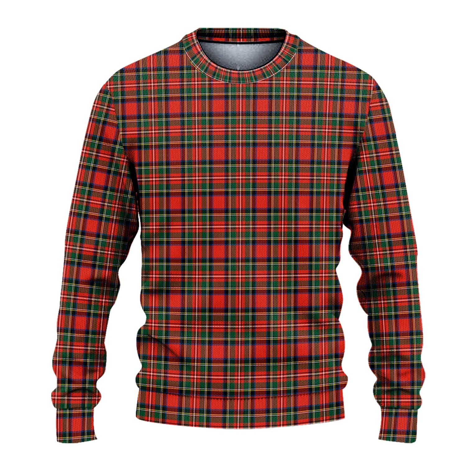 Stewart Royal Modern Tartan Knitted Sweater - Tartanvibesclothing