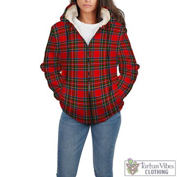 Stewart (Stuart) Tartan Sherpa Hoodie