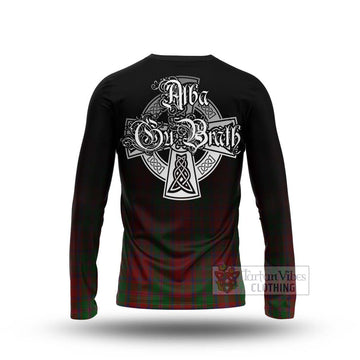 Stewart (Stuart) of Appin Tartan Long Sleeve T-Shirt Featuring Alba Gu Brath Family Crest Celtic Inspired