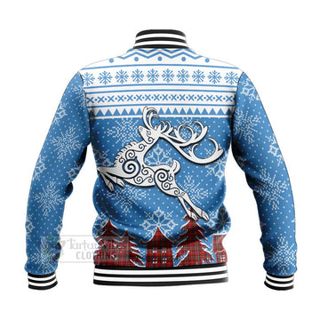 Stewart (Stuart) of Bute Clan Christmas Baseball Jacket Celtic Reindeer Style