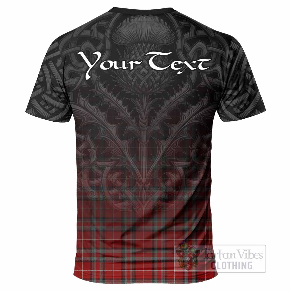 Tartan Vibes Clothing Stewart (Stuart) of Bute Tartan T-Shirt with Family Crest Celtic Thistle Vibes