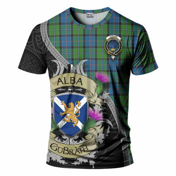 Stirling Tartan Family Crest T-Shirt Lion Rampant Royal Thistle Shield Celtic Inspired Kid's Shirt - Tartan Vibes Clothing