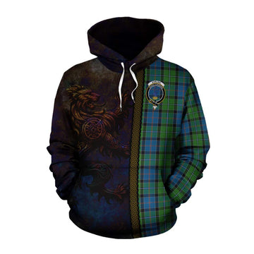 Stirling Tartan Family Crest Cotton Hoodie Alba Gu Brath Be Brave Lion Ancient Style Pullover Hoodie XS - Tartan Vibes Clothing