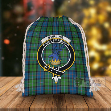 Stirling Tartan Christmas Santa's Bag with Family Crest - Tartan Vibes Clothing