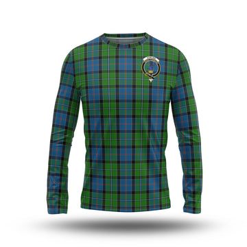 Stirling Tartan Long Sleeve T-Shirt with Family Crest