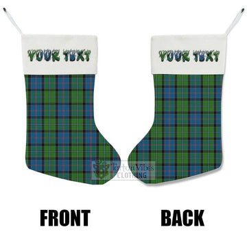 Stirling Tartan Christmas Stocking with Personalized Text - Tartan Vibes Clothing