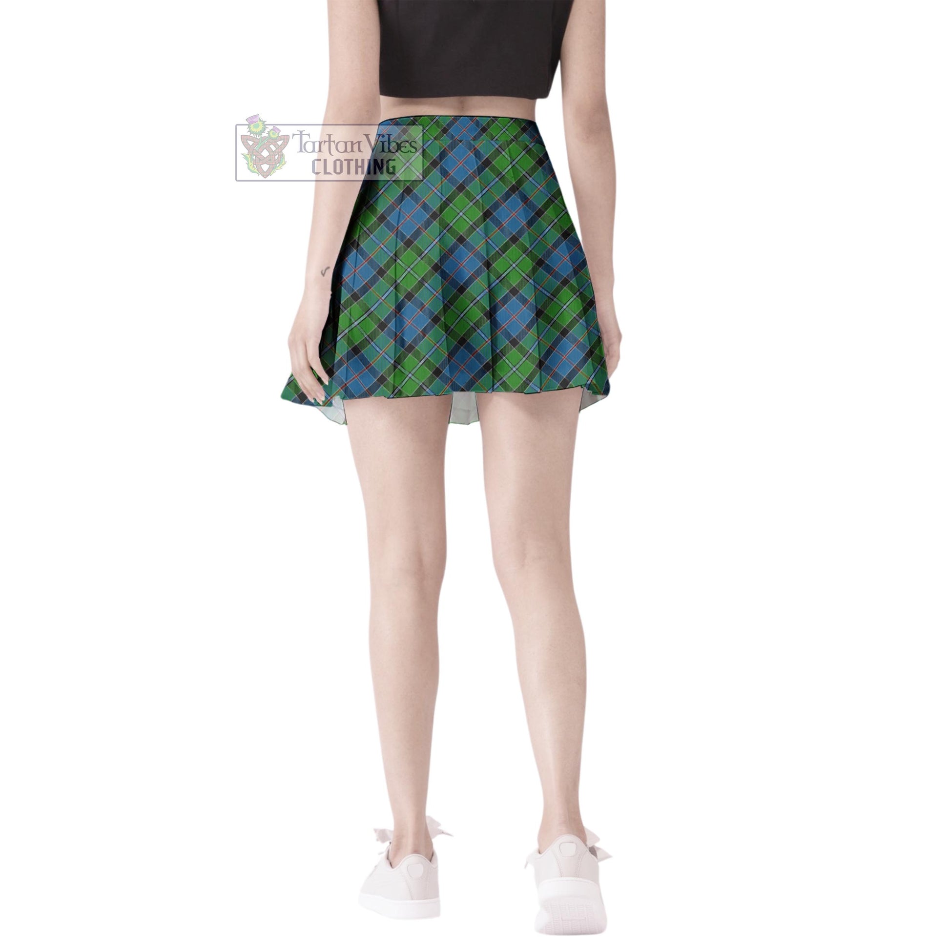 Tartan Vibes Clothing Stirling Tartan Women's Plated Mini Skirt