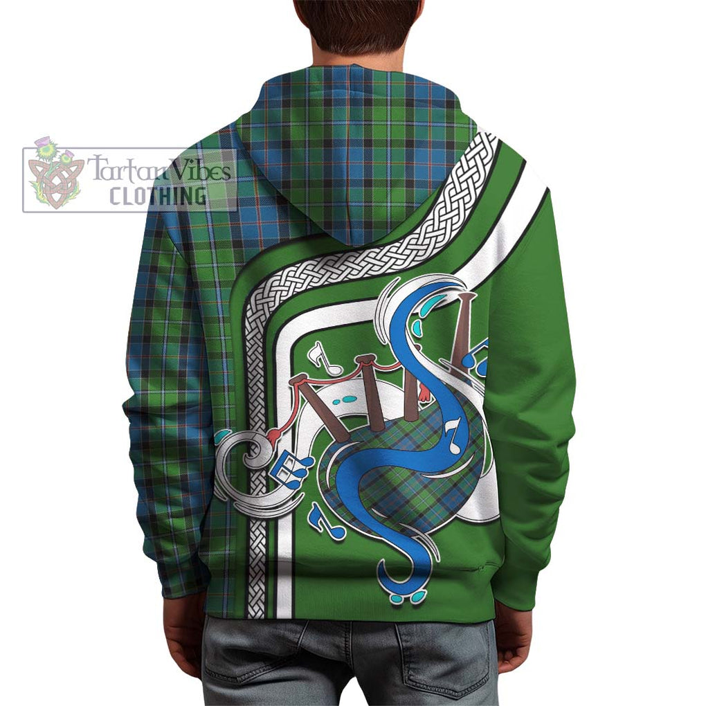 Stirling Tartan Hoodie with Epic Bagpipe Style - Tartanvibesclothing Shop