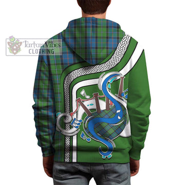 Stirling Tartan Hoodie with Epic Bagpipe Style