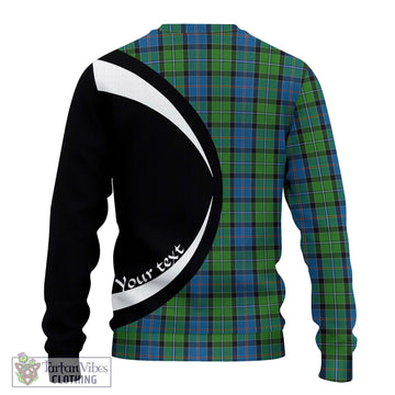 Stirling Tartan Ugly Sweater with Family Crest Circle Style - Tartan Vibes Clothing