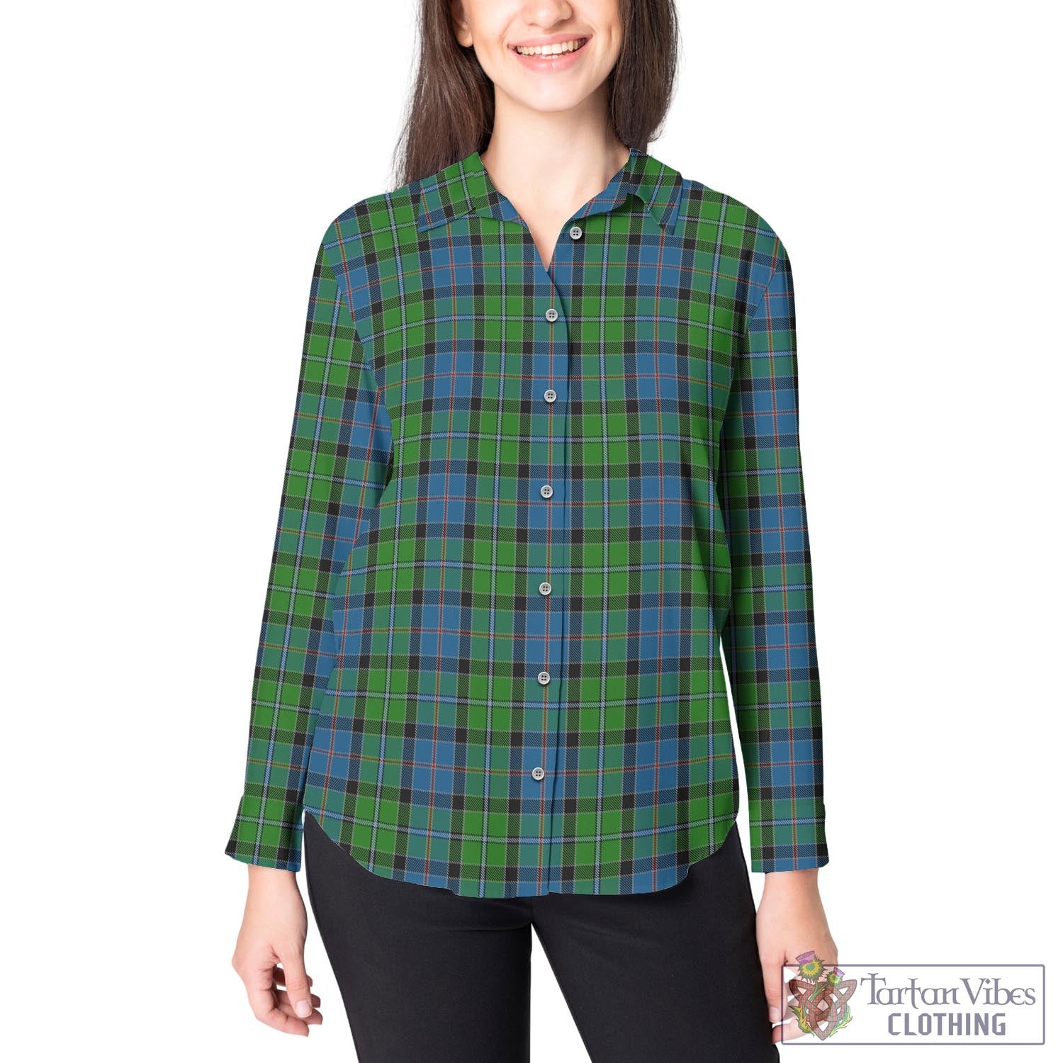 Stirling Tartan Womens Casual Shirt