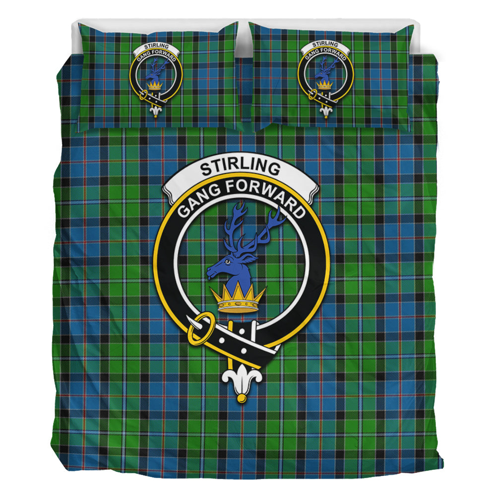 stirling-tartan-bedding-set-with-family-crest