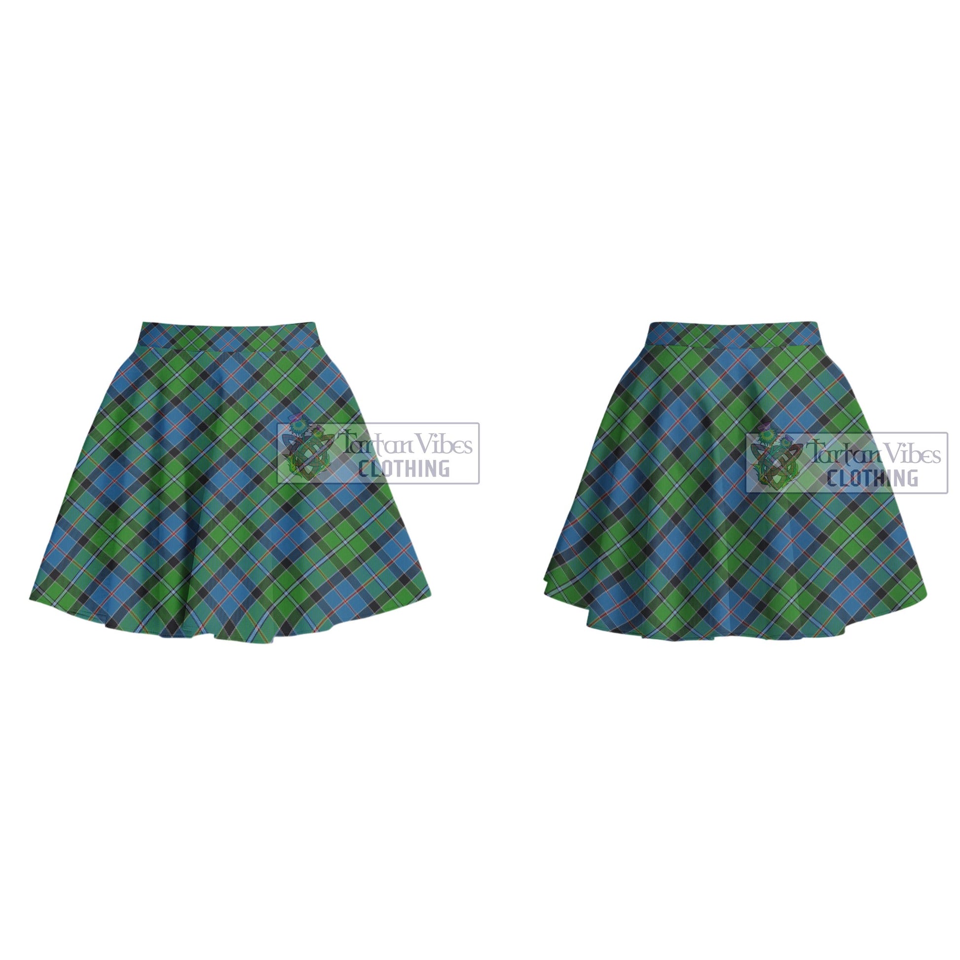 Tartan Vibes Clothing Stirling Tartan Women's Plated Mini Skirt