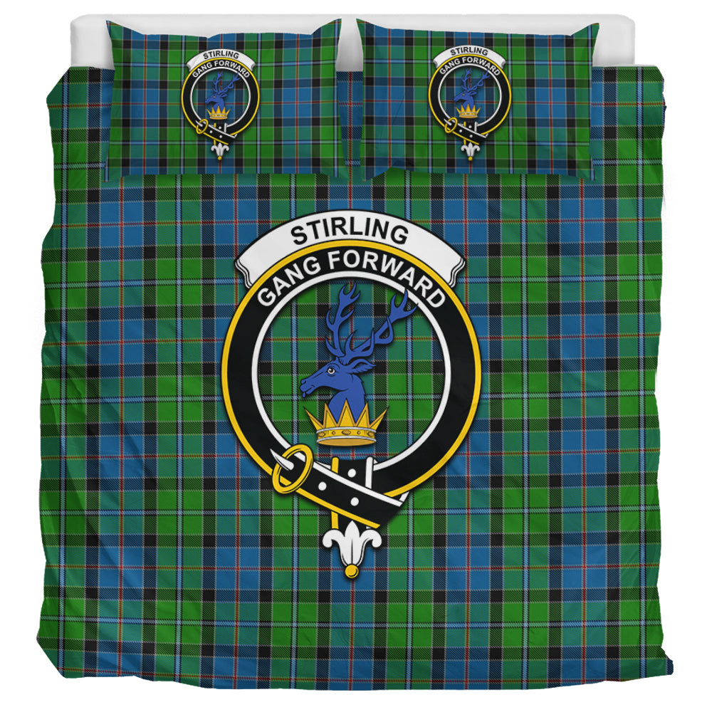 stirling-tartan-bedding-set-with-family-crest