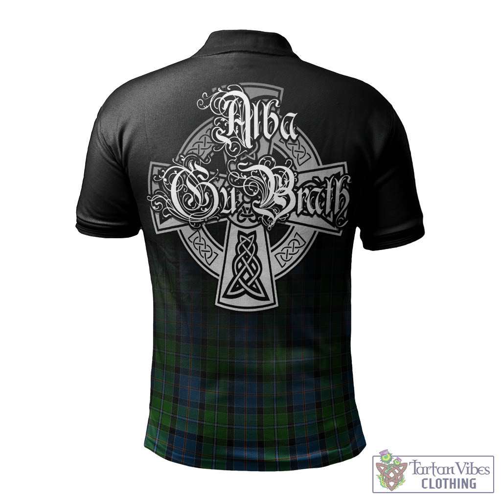 Tartan Vibes Clothing Stirling Tartan Polo Shirt Featuring Alba Gu Brath Family Crest Celtic Inspired