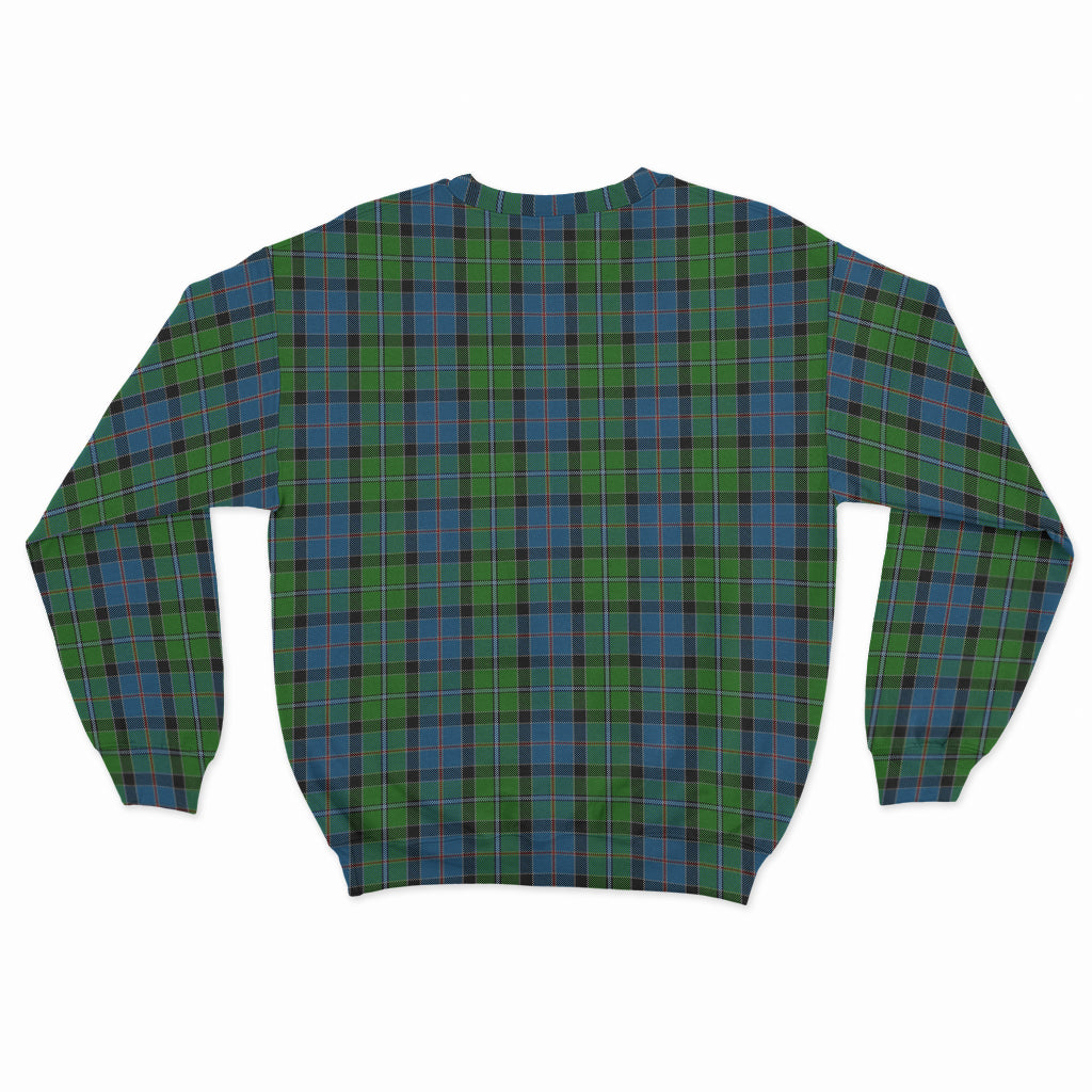 Stirling Tartan Sweatshirt with Family Crest - Tartan Vibes Clothing