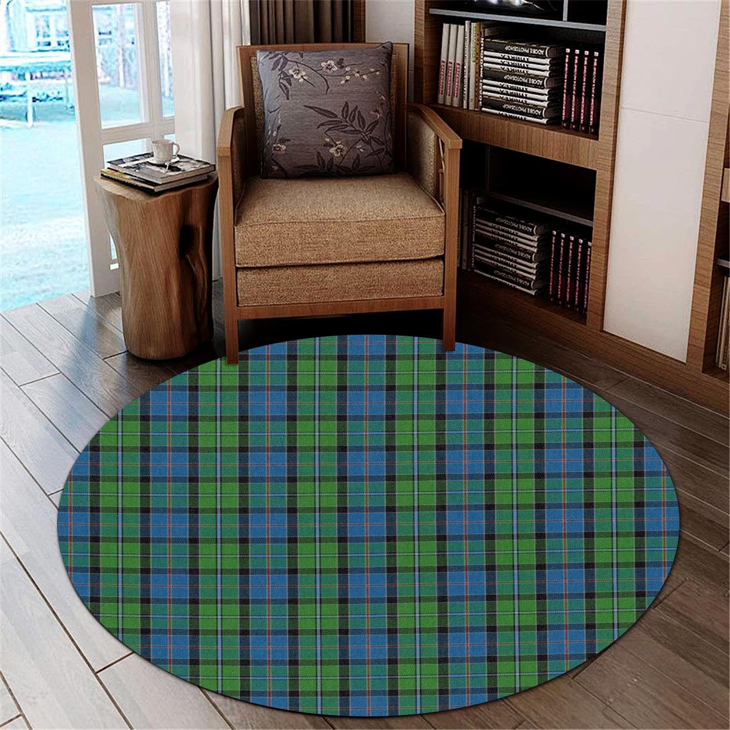stirling-tartan-round-rug