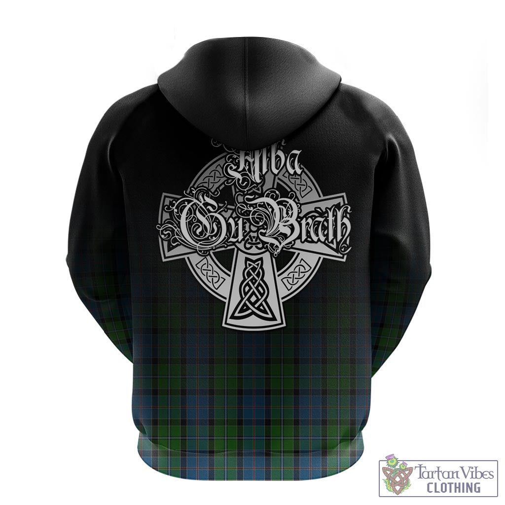 Tartan Vibes Clothing Stirling Tartan Hoodie Featuring Alba Gu Brath Family Crest Celtic Inspired