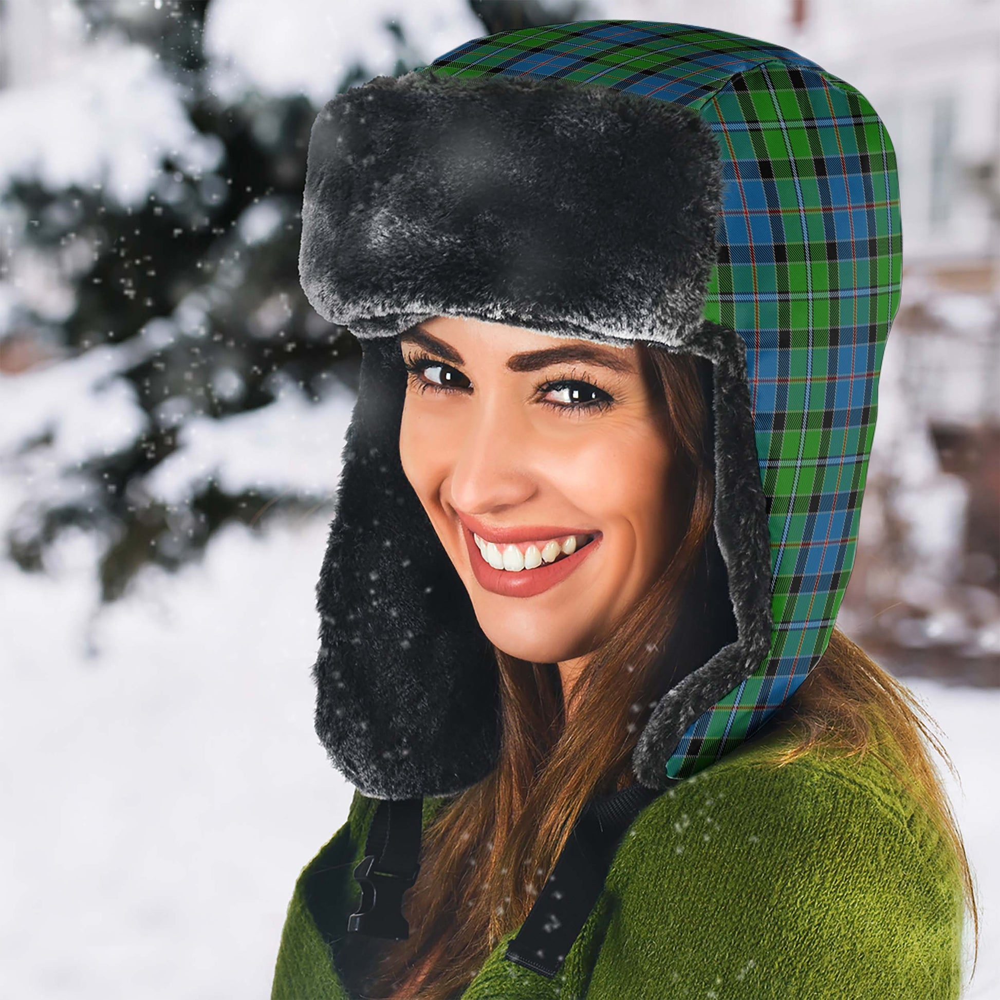 Stirling Tartan Winter Trapper Hat - Tartanvibesclothing