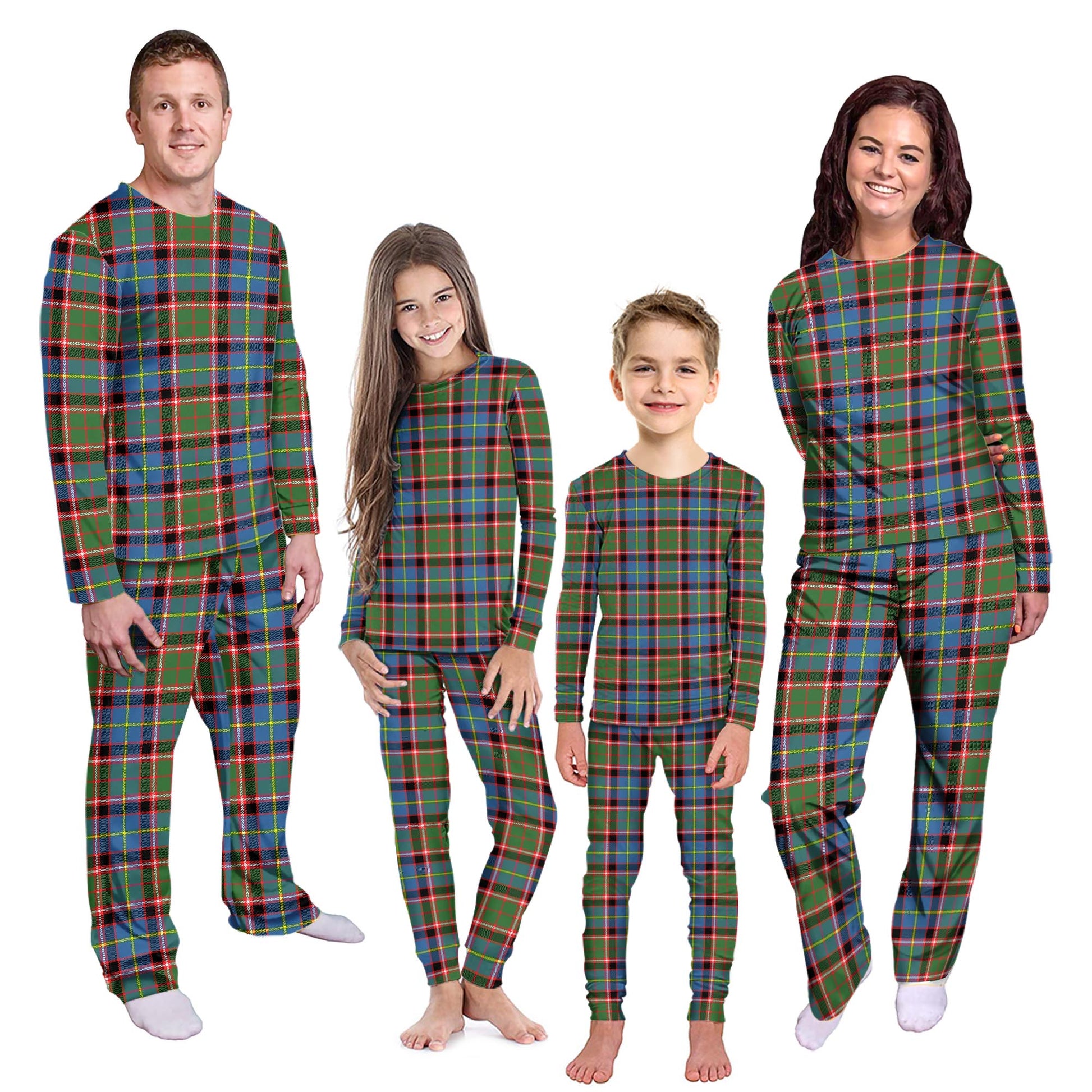 Stirling Bannockburn Tartan Pajamas Family Set Kid - Tartan Vibes Clothing