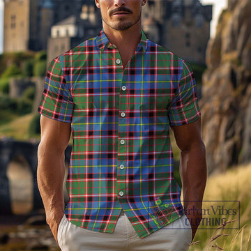 Stirling Bannockburn Tartan Cotton Hawaiian Shirt