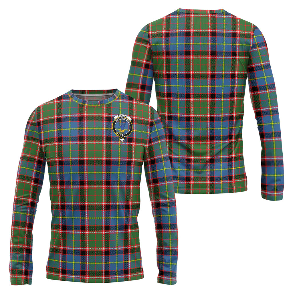 stirling-bannockburn-tartan-long-sleeve-t-shirt-with-family-crest