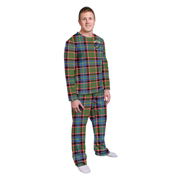 Stirling Bannockburn Tartan Pajamas Family Set with Family Crest