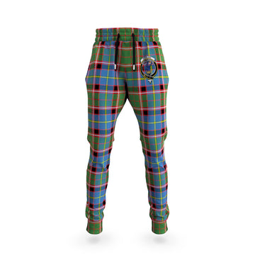 Stirling Bannockburn Tartan Joggers Pants with Family Crest