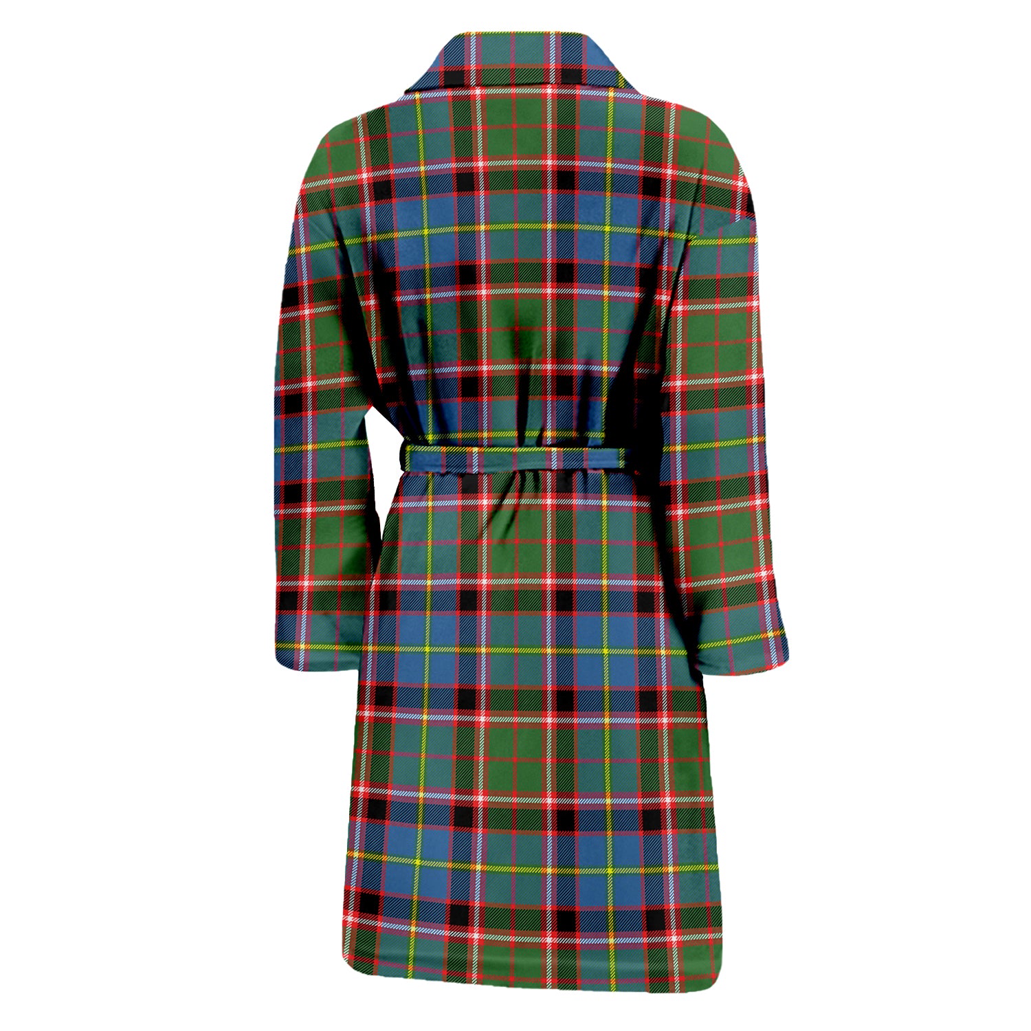 Stirling Bannockburn Tartan Bathrobe with Family Crest - Tartan Vibes Clothing