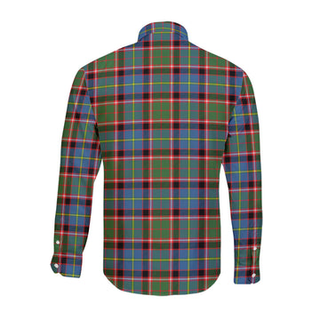 Stirling Bannockburn Tartan Long Sleeve Button Up Shirt with Family Crest