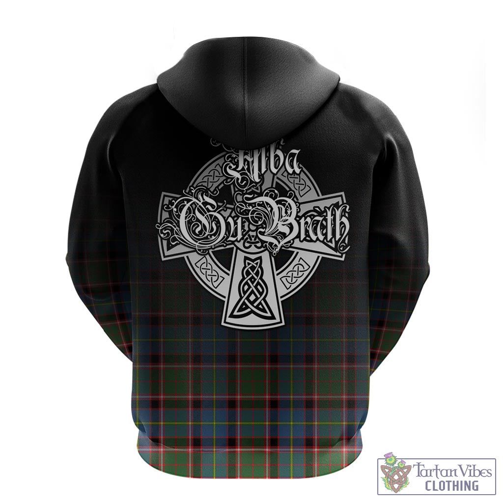 Tartan Vibes Clothing Stirling Bannockburn Tartan Hoodie Featuring Alba Gu Brath Family Crest Celtic Inspired