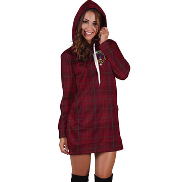 Stirling of Keir Tartan Hoodie Dress with Family Crest