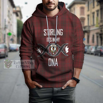 Stirling of Keir Tartan Hoodie with Family Crest DNA In Me Style