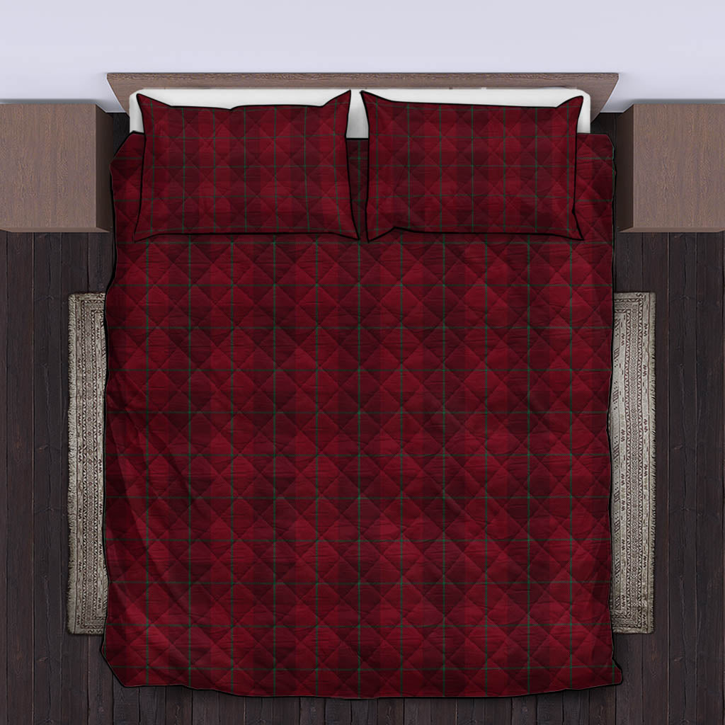 Stirling of Keir Tartan Quilt Bed Set King - Tartan Vibes Clothing