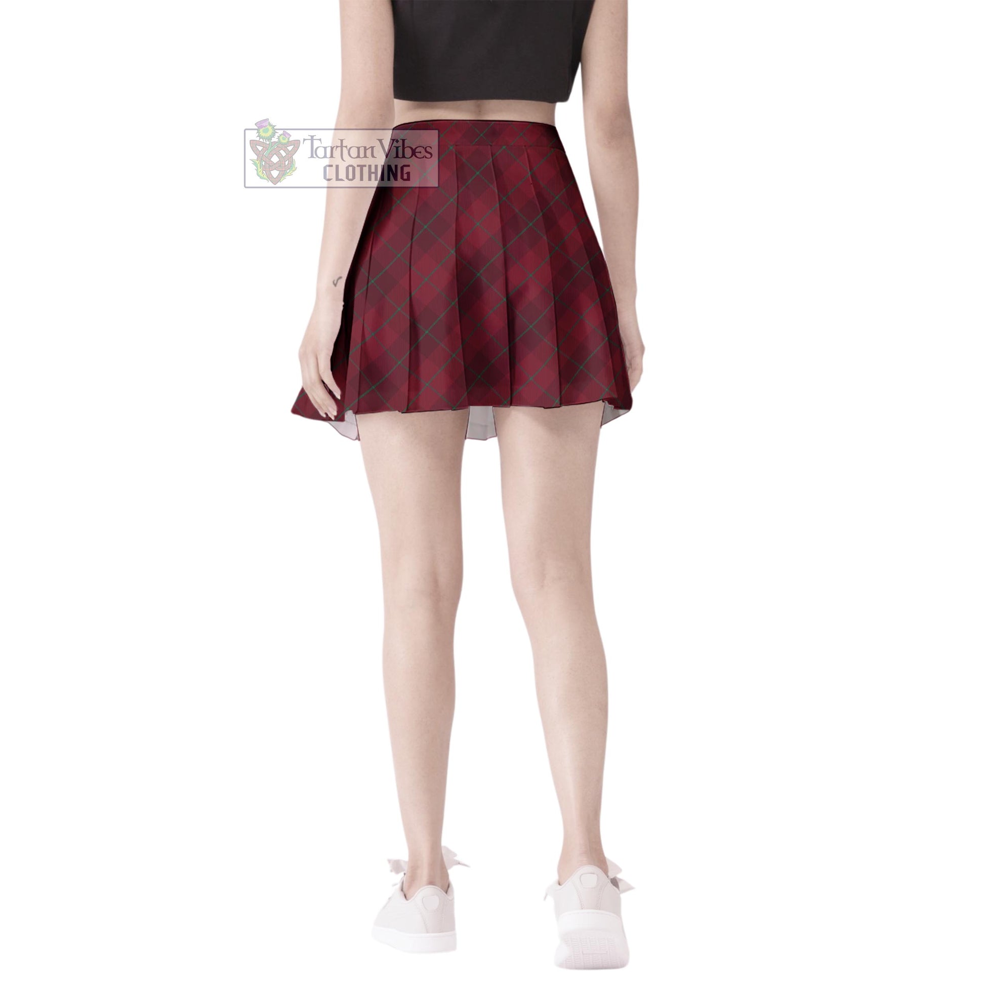 Tartan Vibes Clothing Stirling of Keir Tartan Women's Plated Mini Skirt