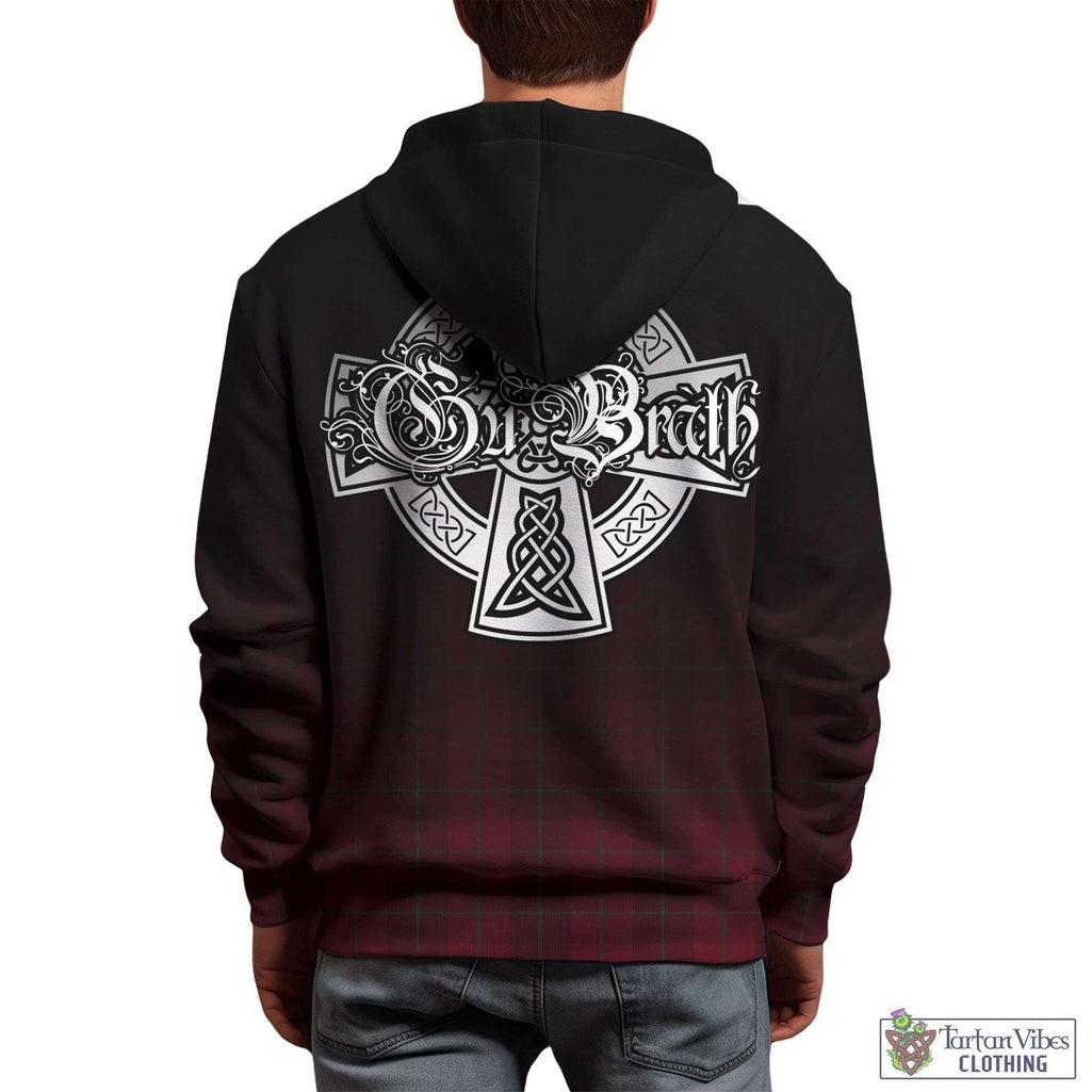 Tartan Vibes Clothing Stirling of Keir Tartan Hoodie Featuring Alba Gu Brath Family Crest Celtic Inspired