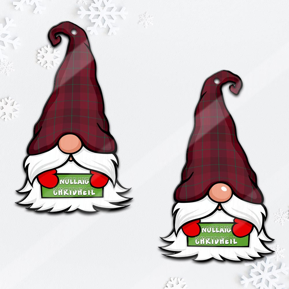 Stirling of Keir Gnome Christmas Ornament with His Tartan Christmas Hat - Tartan Vibes Clothing