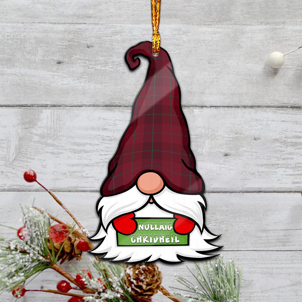 Stirling of Keir Gnome Christmas Ornament with His Tartan Christmas Hat - Tartan Vibes Clothing