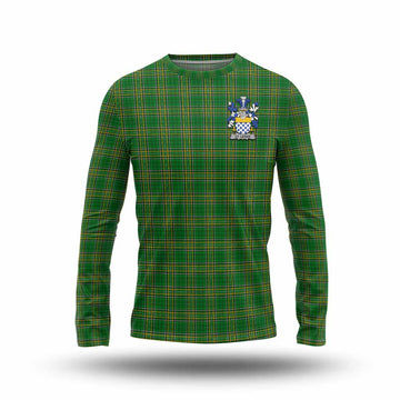 St.Leger Irish Clan Tartan Long Sleeve T-Shirt with Coat of Arms Unisex - Tartan Vibes Clothing