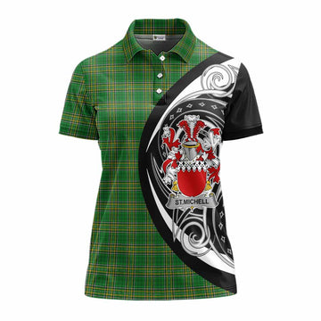 St.Michell Irish Clan Women's Polo Shirt Celtic Circle Style Women - Tartan Vibes Clothing