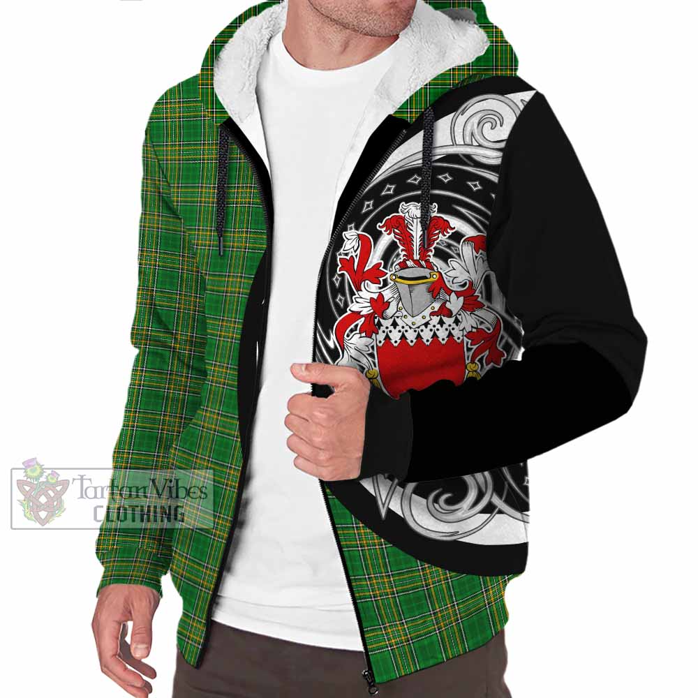 St.Michell Irish Clan Sherpa Hoodie Celtic Circle Style - Tartan Vibes Clothing