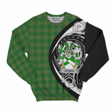 Stokes Irish Clan Sweatshirt Celtic Circle Style Unisex - Tartan Vibes Clothing