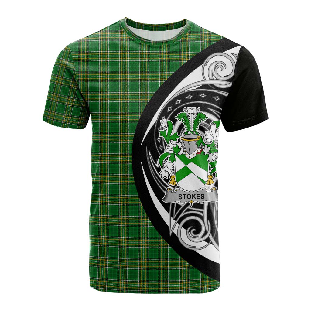 Stokes Irish Clan Cotton T-shirt Celtic Circle Style Kid's Shirt - Tartan Vibes Clothing